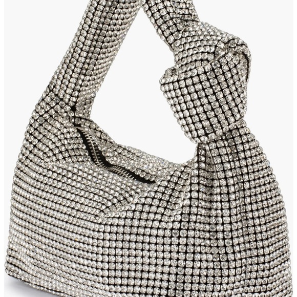 Madison West Los Angeles Rhinestone Bling Knotted Handbag. NWT - Picture 11 of 11